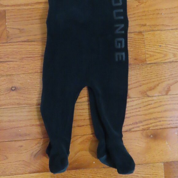 Like New Crew Kids Green Velour Footie - Picture 2 of 3